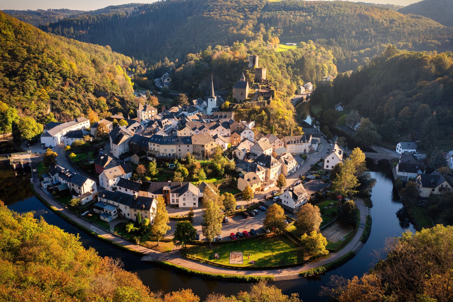 Эш-сюр-Сюр, средневековый город Люксембурга