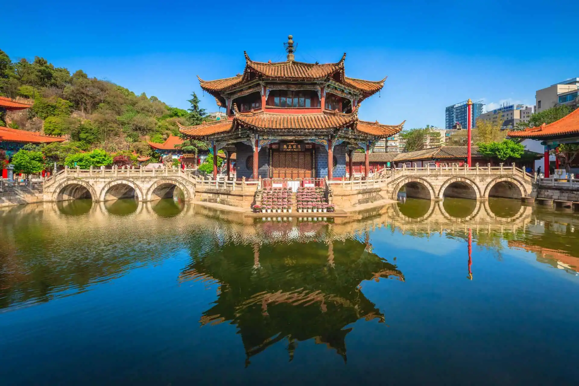 圆通寺全景图