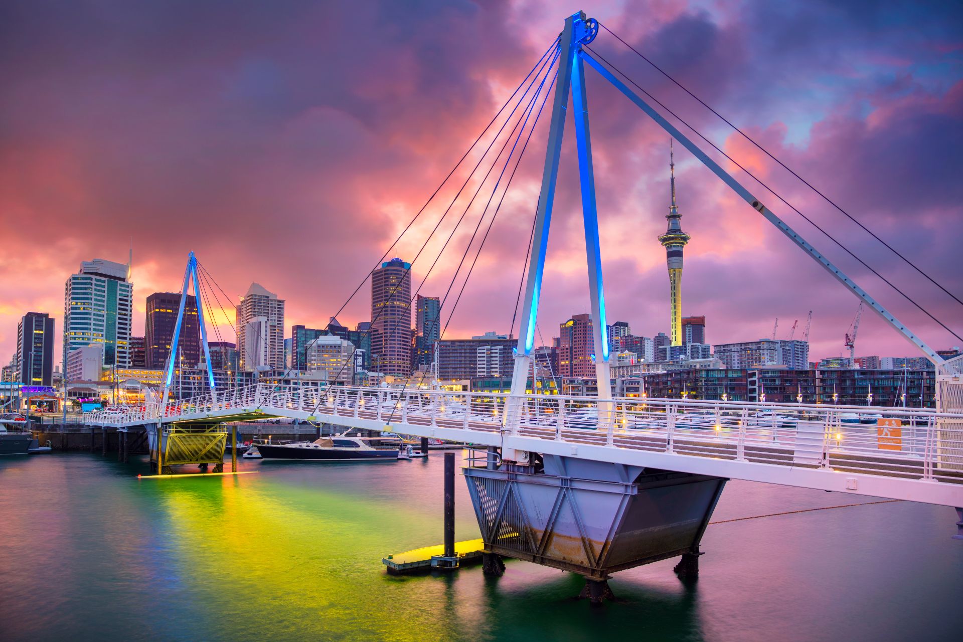 Auckland. Image du paysage urbain d'Auckland