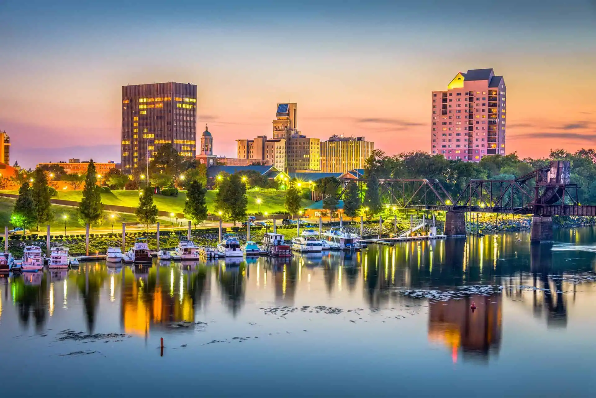 Augusta, Georgia, USA on the Savannah River