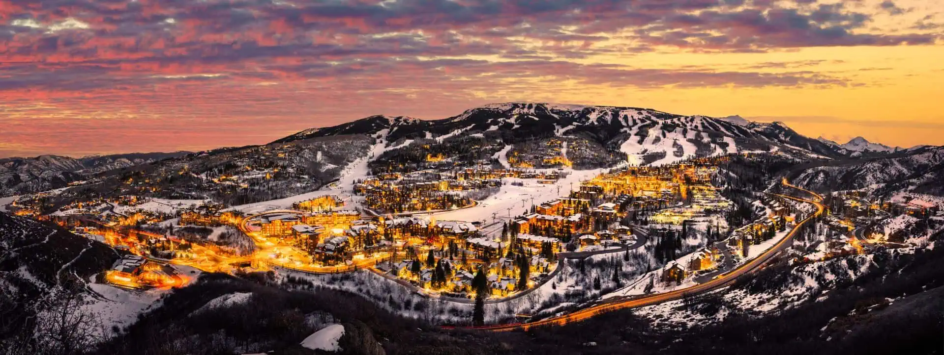 vista aerea della città di aspen