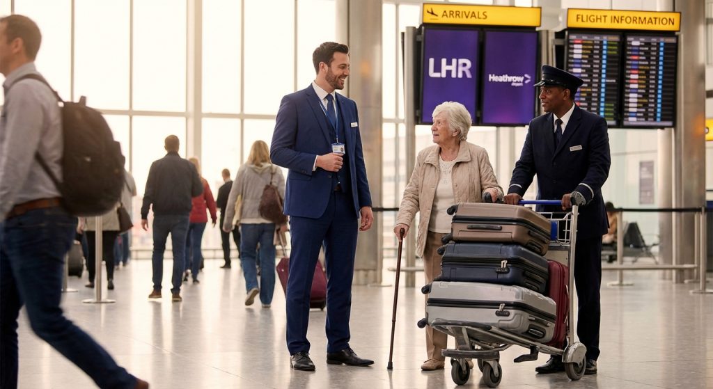 Elderly Assistance at London Heathrow Airport