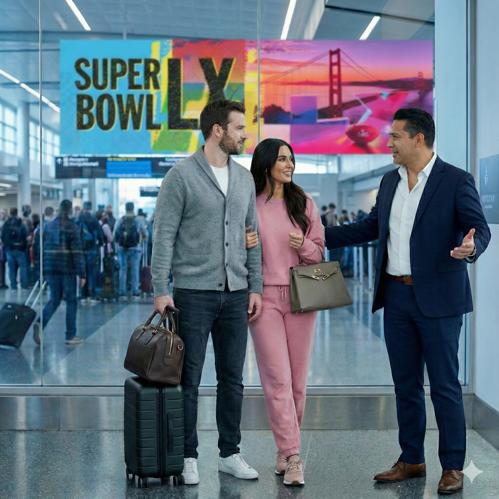 couple at sfo airport