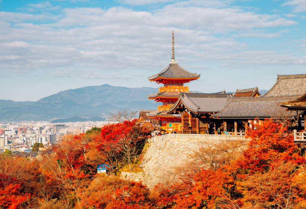 Fall in Japan landscape