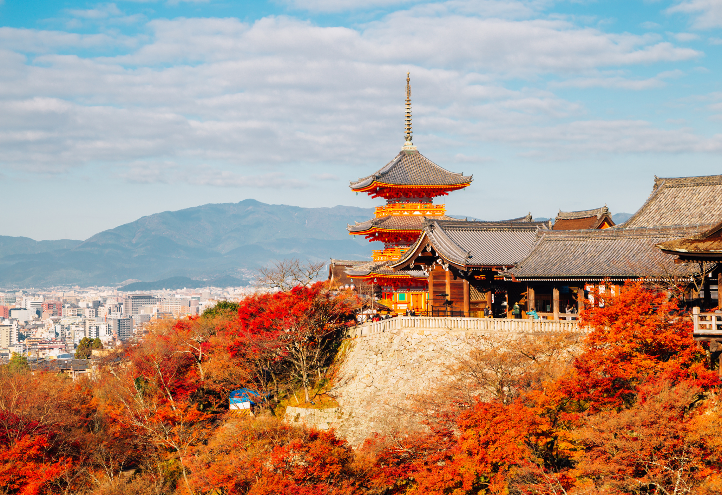 Fall in Japan landscape