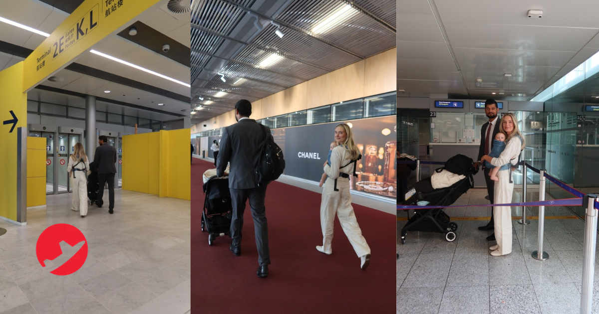 traveling with kids through cdg