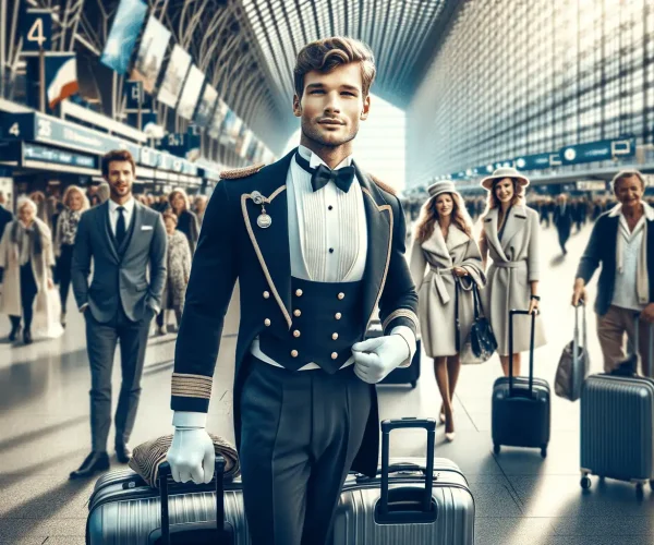 Porto francese all'aeroporto di Parigi