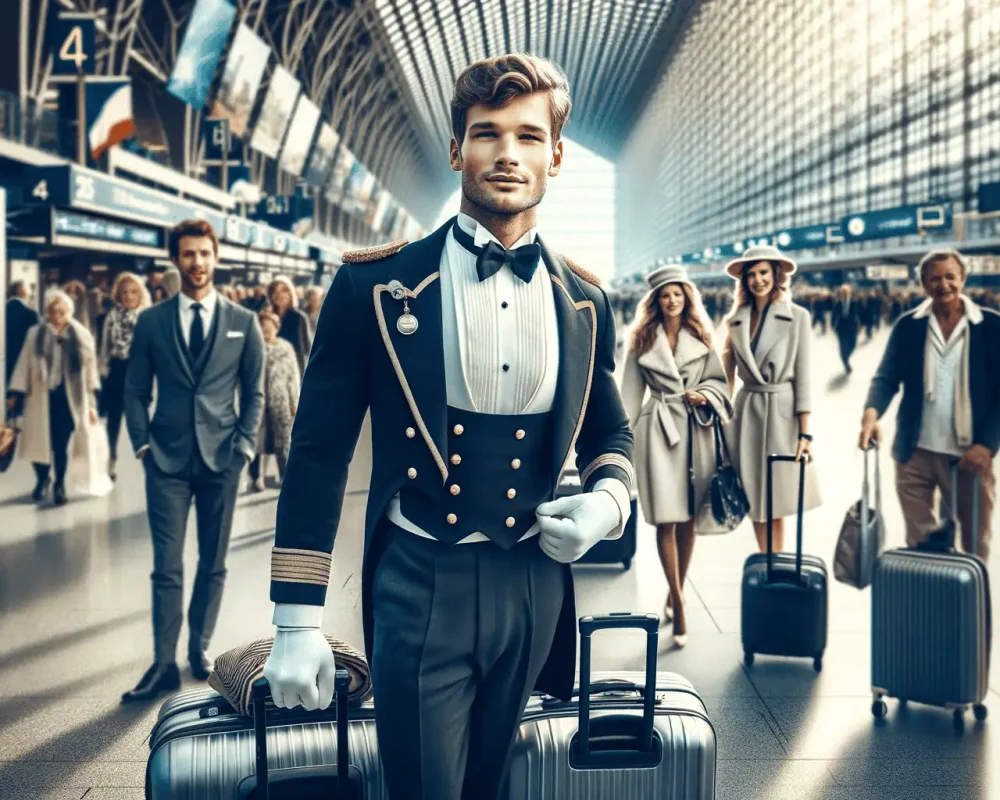 Porto francese all'aeroporto di Parigi