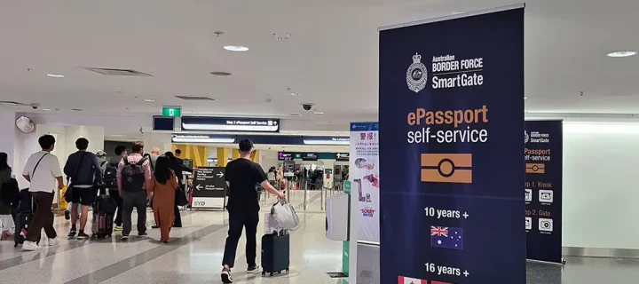 sydney airport guide e passport